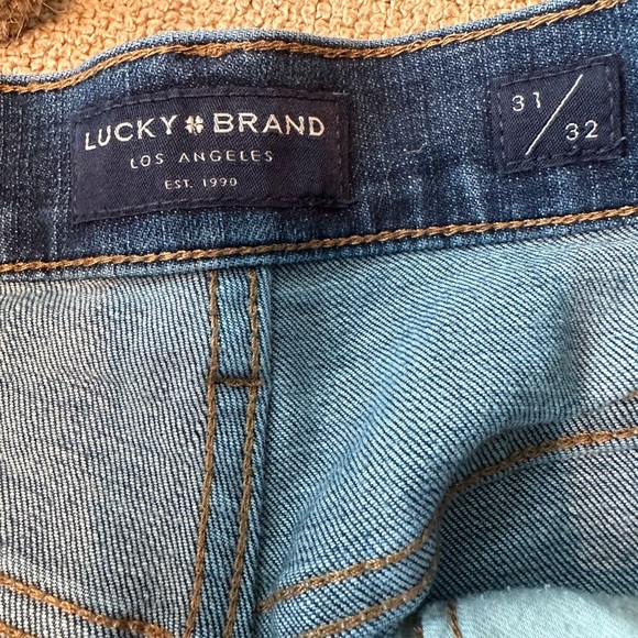 Lucky Brand Men’s 121 Slim Straight Jeans size 31/32 - Picture 8 of 14